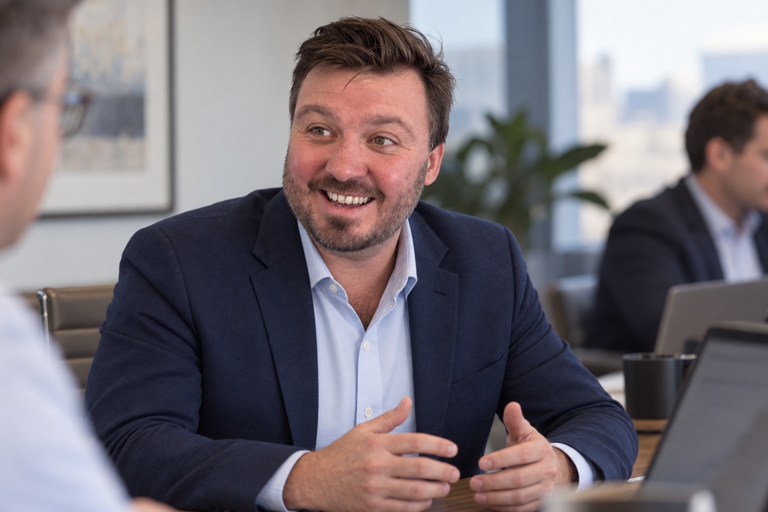 Rob Grzesik in a working session with a client team